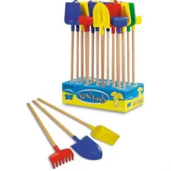 Adriatic Gartengeräte Mit Holzstiel 70cm - 1 Stück Schaufel Rechen Oder Spaten