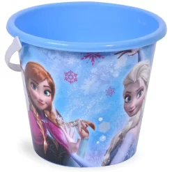 Adriatic Frozen II Sandeimer 18cm Blau Kindereimer Eiskönigin Elsa Sandspielzeug Sandform