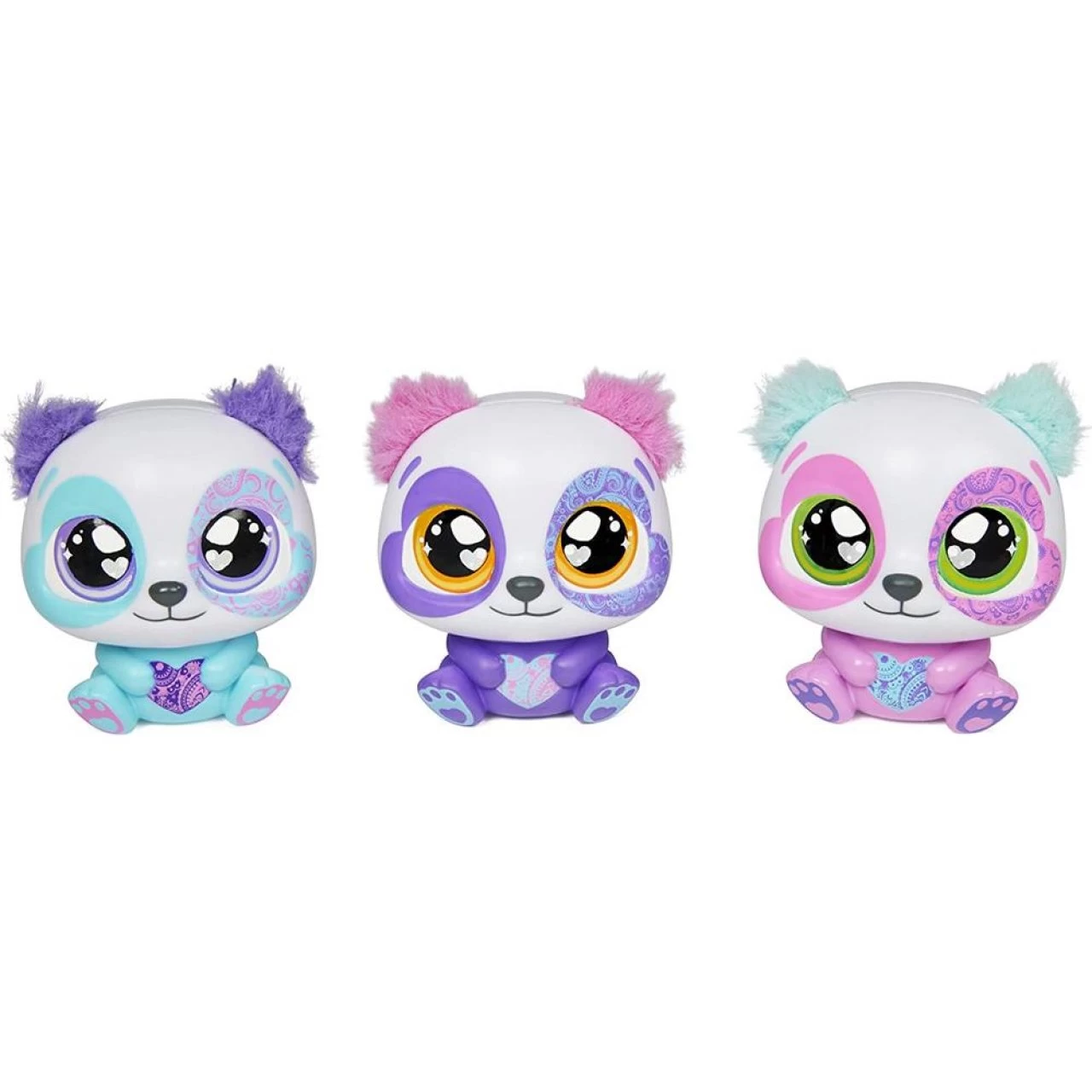 Amigo Peek-a-Roo Mama Panda Lila Mit Baby 30,5 Cm Interaktiver Pandabär 150 Geräusche Sound 2 Amigo Peek-a-Roo Mama Panda Lila Mit Baby 30,5 Cm Interaktiver Pandabär 150 Geräusche Sound – Bild 2