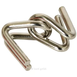 BARTL Metall Puzzle Quadruplets Geschicklichkeitspuzzle 6x4x3 Cm Ab 8 Jahren NEU