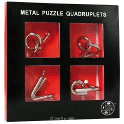 BARTL Metall Puzzle Quadruplets Geschicklichkeitspuzzle 6x4x3 Cm Ab 8 Jahren NEU -Spielzeug Geschäft xbar 100998 5 1280x1280