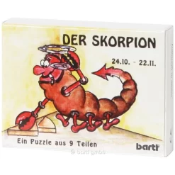 Mini-Skorpion-Puzzle Aus Holz NEU