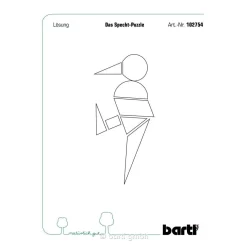 Bartl 102754 Mini-Holz-Puzzle Das Specht-Puzzle Aus 8 K -Spielzeug Geschäft xbar 102754 3 1280x1280