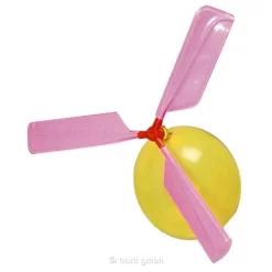 Ballon-Helikopter Aus Kunststoff NEU Rosa