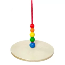 Hess Holzspielzeug 31104 - Tellerschaukel Aus Holz 30cm