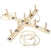 Bartl 103775 - Ringwurfspiel Aus Holz Mit Ringen Aus Seilen