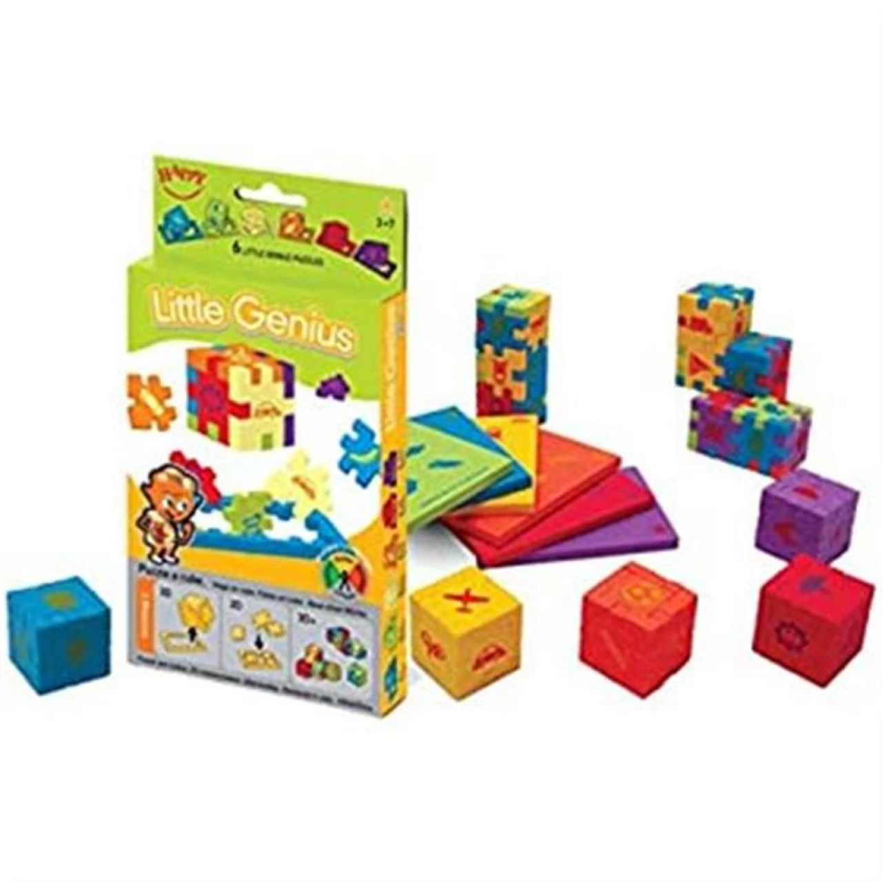 Happy Cube Little Genius 3D-Puzzle 6er-Pack Puzzlewürfel Geduldspiel Für Kleinkinder Ab 3 Jahre 2 Happy Cube Little Genius 3D-Puzzle 6er-Pack Puzzlewürfel Geduldspiel Für Kleinkinder Ab 3 Jahre – Bild 2