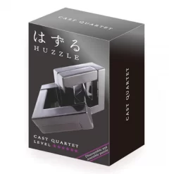 Huzzle Cast Quartet Level 6 Metallpuzzle Schwierigkeitsgrad 6
