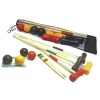 BARTL 110278 - Croquet-Spiel Aus Holz Für 4 Spieler Gartenspiel Holz Spielzeug