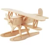 Bartl Gepetto`s 3D-Holzpuzzle Wasserflugzeug Fahrzeug Steckpuzzle Bausatz Basteln Mit Holz
