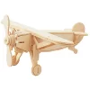 Bartl Gepetto`s 3D-Holzpuzzle Propellerflugzeug Fahrzeug Steckpuzzle Bausatz Basteln Mit Holz