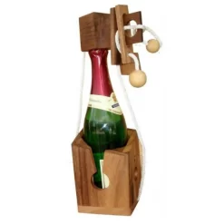 Bartl 111396 - Holz-Flaschenpuzzle Braun