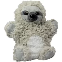 Bartl Handpuppe Faultier Grau 22 Cm Kuschelweich Aus Plüsch Rollenspiele