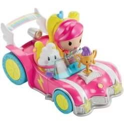 Mattel Barbie DTW18 - Die Videospiel Heldin Pixel Mob Mit Auto Aufkleber PowerUp