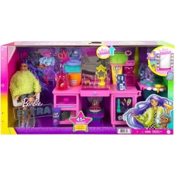 Mattel Barbie Extra Spielset Puppe Hund Zubehörteile Stylingtisch Modepuppe Spielpuppe -Spielzeug Geschäft xbar gyj70 5 1280x1280