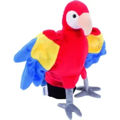 Beleduc Handpuppe Papagei Handfigur Puppentheater Plüschtier Stofftier Rollenspiel