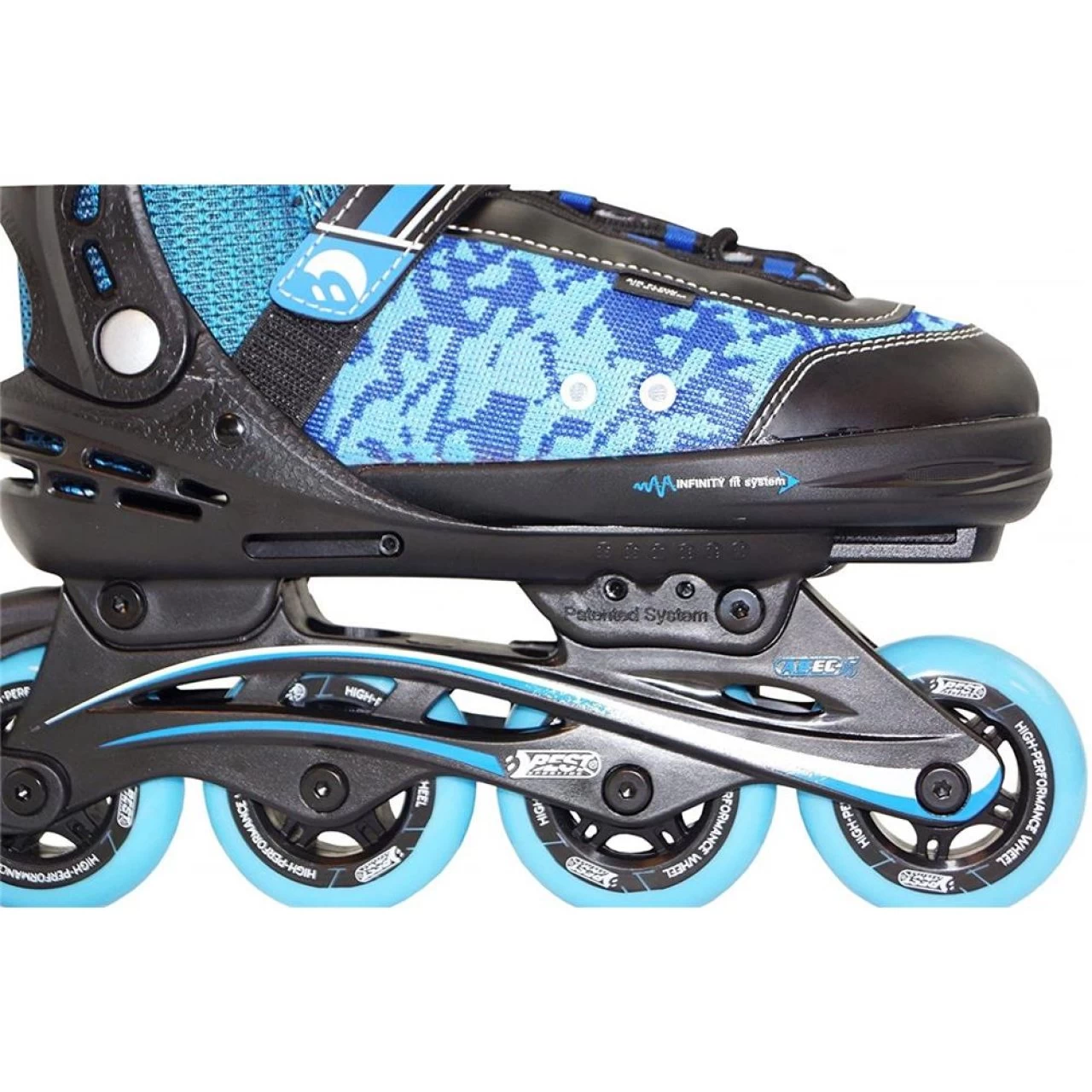 Best Sporting Inline Skates Für Kinder Jungen Inliner In Breite Und Länge Verstellbar Größe 29-34 Blau Rollschuhe 2 Best Sporting Inline Skates Für Kinder Jungen Inliner In Breite Und Länge Verstellbar Größe 29-34 Blau Rollschuhe – Bild 2