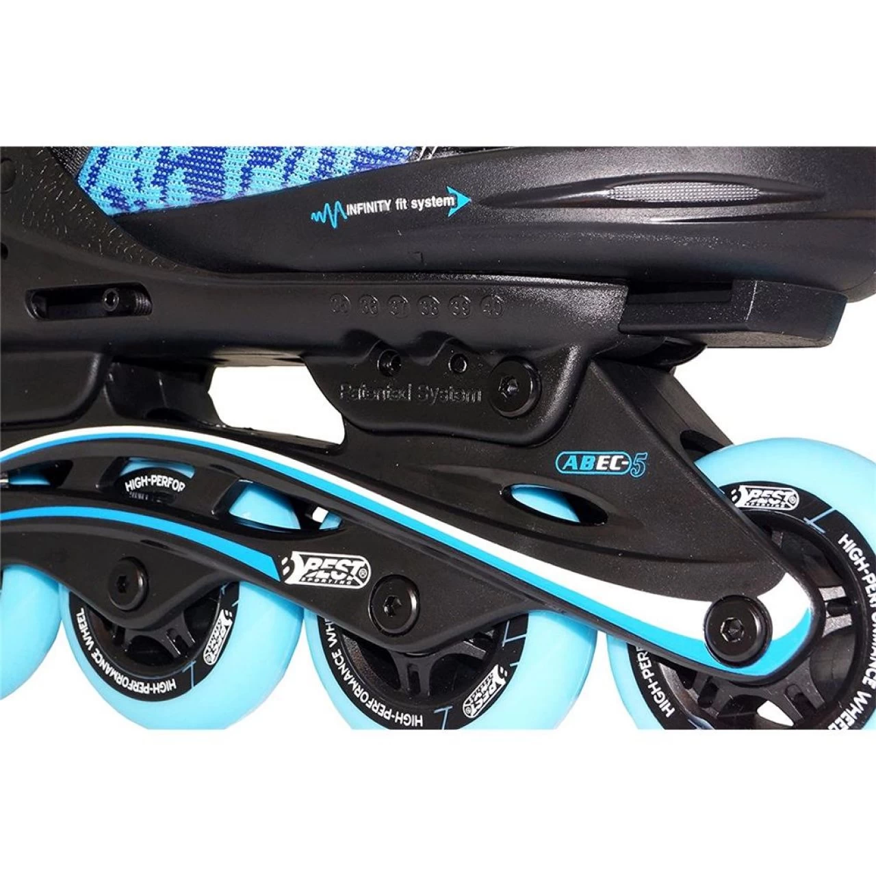 Best Sporting Inline Skates Für Kinder Jungen Inliner In Breite Und Länge Verstellbar Größe 29-34 Blau Rollschuhe 4 Best Sporting Inline Skates Für Kinder Jungen Inliner In Breite Und Länge Verstellbar Größe 29-34 Blau Rollschuhe – Bild 4