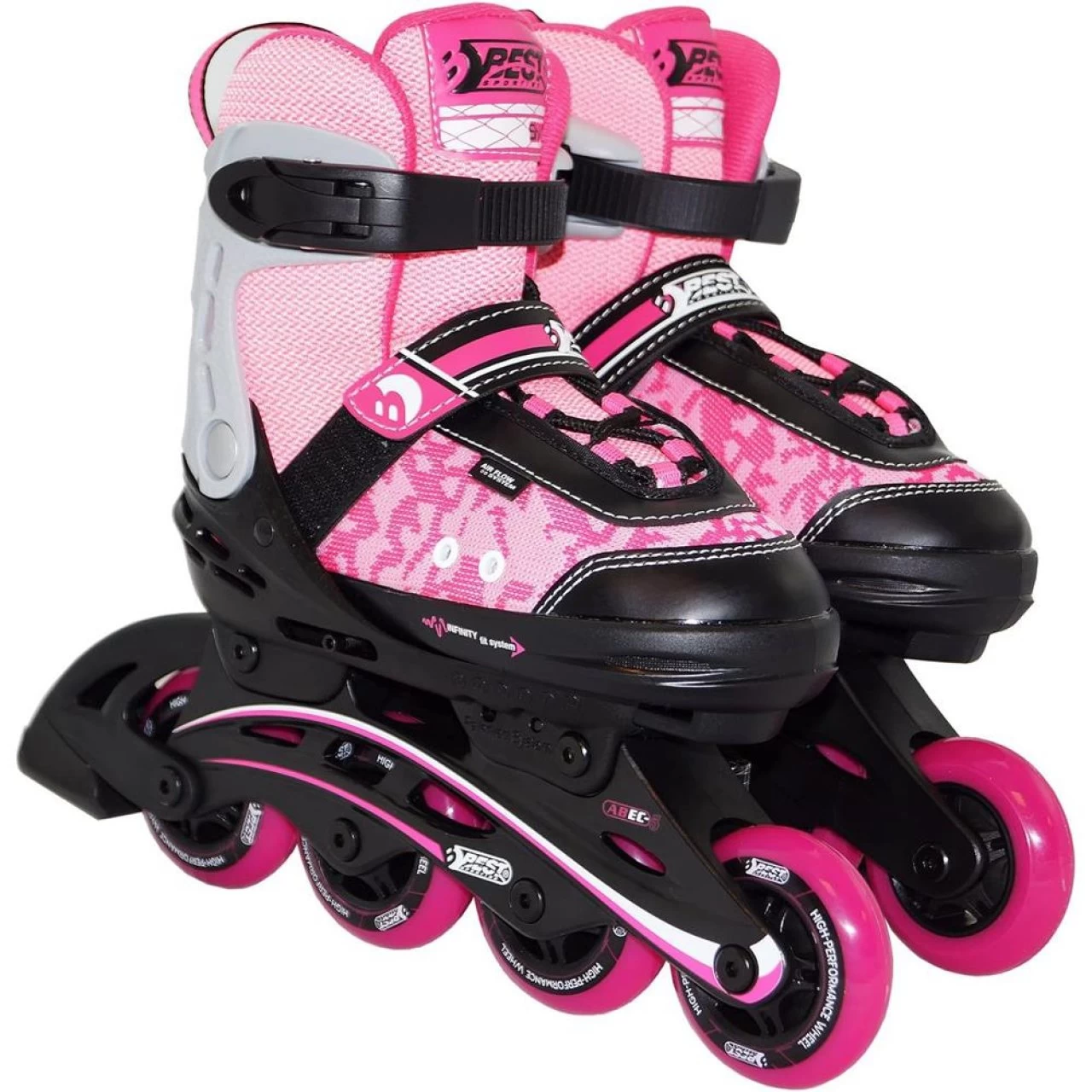 Best Sporting Inliner Für Kinder Pink Größe 29-34 Verstellbar Inline Skates Rollerskates 1 Best Sporting Inliner Für Kinder Pink Größe 29-34 Verstellbar Inline Skates Rollerskates