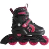 Best Sporting Inline Skates Pink/schwarz Größe 38-41 4fach Größen Verstellbar Rollschuhe Für Kinder