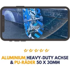 Best Sporting Skateboard Street Blue 78,5 Cm Board 7-fach Holz ABEC 7 PU Rollen Blau -Spielzeug Geschäft xbes 10141832 4 1280x1280