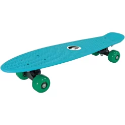 Best Sporting Retro PP Skateboard Für Kinder Blau 57 Cm ABEC 5 Kugellager Vintage-Look