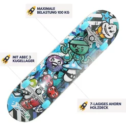 Best Sporting Skateboard Kid Octopus Blue 78,5 Cm Board 7-fach Holz Blau -Spielzeug Geschäft xbes 10239666 2 1280x1280