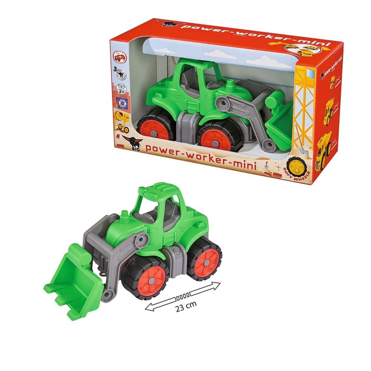 Big 55804 - Power-Worker Mini Traktor, Grün 4 Big 55804 - Power-Worker Mini Traktor, Grün – Bild 4