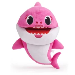 Boti Baby Shark Handpuppe Mama Hai Pink Plüsch Mit Soundfunktion Kuscheltier Plüschtier Stofftier