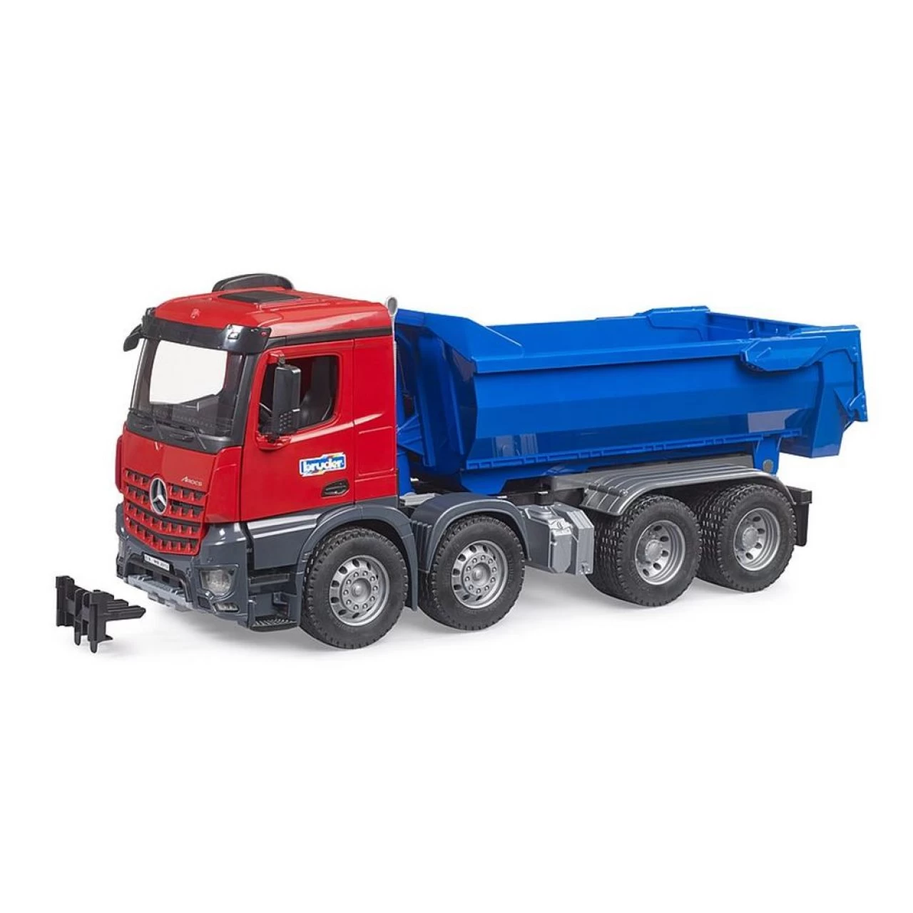 Bruder 03621 Mercedes Benz Arocs Halfpipe Kipp LKW 1:16 Rot Blau Mit Kippfunktion 1 Bruder 03621 Mercedes Benz Arocs Halfpipe Kipp LKW 1:16 Rot Blau Mit Kippfunktion