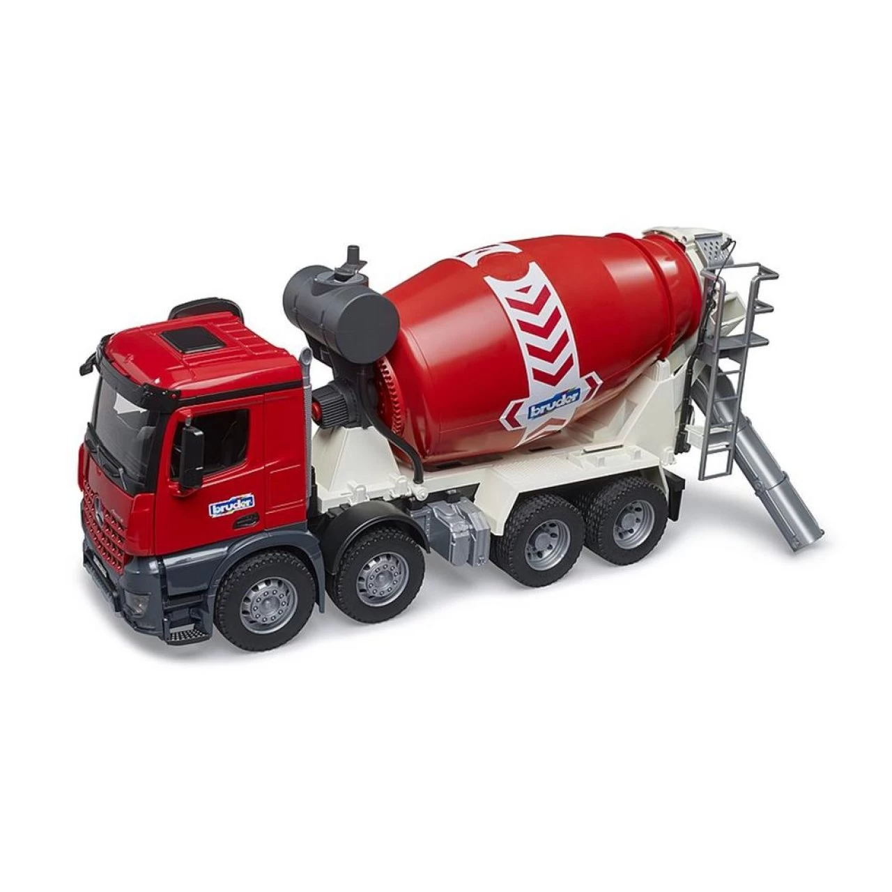 Bruder 03655 Mercedes Benz Arocs Betonmischer LKW 1:16 Rot Baufahrzeug 3 Bruder 03655 Mercedes Benz Arocs Betonmischer LKW 1:16 Rot Baufahrzeug – Bild 3