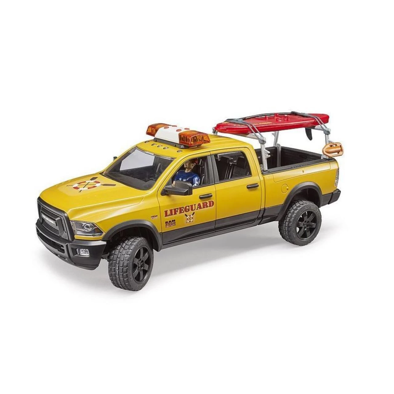 Bruder RAM 2500 Power Wagon Life Guard Einsatzfahrzeug Mit Figur Stand Up Paddle Licht Sound 2 Bruder RAM 2500 Power Wagon Life Guard Einsatzfahrzeug Mit Figur Stand Up Paddle Licht Sound – Bild 2