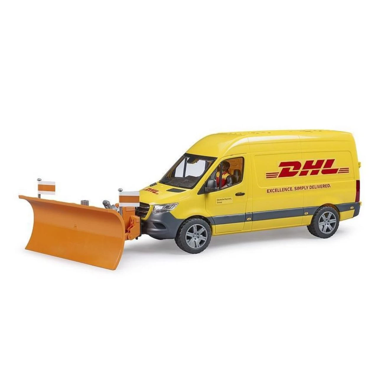 Bruder Mercedes Benz Sprinter DHL Mit Fahrer Gelb 1:16 Spielzeugauto Postauto Paketbote Nutzfahrzeug 5 Bruder Mercedes Benz Sprinter DHL Mit Fahrer Gelb 1:16 Spielzeugauto Postauto Paketbote Nutzfahrzeug – Bild 5