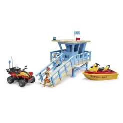 Bruder Bworld Life Guard Station Mit Quad Personal Water Craft Rettungsturm Rettungsschwimmer 7 Bruder Bworld Life Guard Station Mit Quad Personal Water Craft Rettungsturm Rettungsschwimmer -Spielzeug Geschäft xbru 10236427 2 1280x1280