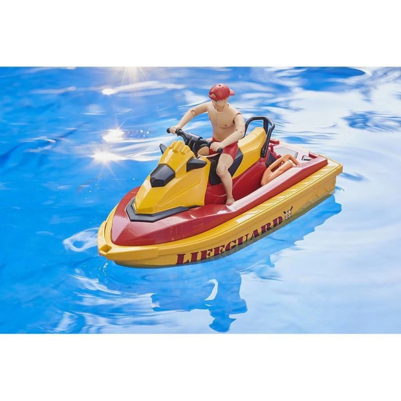 Bruder Bworld Life Guard Station Mit Quad Personal Water Craft Rettungsturm Rettungsschwimmer 5 Bruder Bworld Life Guard Station Mit Quad Personal Water Craft Rettungsturm Rettungsschwimmer – Bild 5