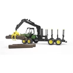 Bruder Traktor John Deere 1210E Rückzug Mit 4 Baumstämmen Und Holzgreifer 1:16 -Spielzeug Geschäft xbru 2133 2 1280x1280
