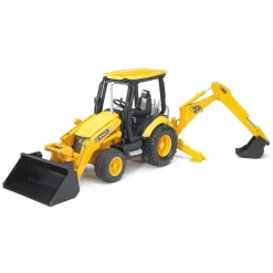 Bruder 02427 - JCB MIDI CX Baggerlader Baufahrzeug Für Drinnen & Draußen