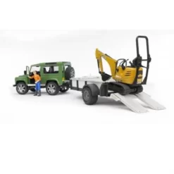 Bruder Land Rover Defender Zubehör, Einachsanhänger, JCB Mikrobagger, NEU -Spielzeug Geschäft xbru 2593 2 1280x1280