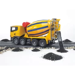 Bruder 03554 SCANIA R-Serie Betonmisch-LKW 1:16 Gelb Für Kinder Ab 4 Jahren -Spielzeug Geschäft xbru 3554 5 1280x1280