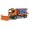 Bruder 03685 - MB Arocs Winterdienst Mit Räumschild, Or Spielzeug Auto Modell Mm
