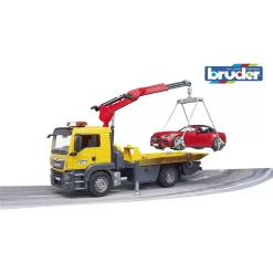 Bruder 3750 TGS Abschlepp-LKW MAN Mit Rotem Sportwagen + Licht & Sound 13 Bruder 3750 TGS Abschlepp-LKW MAN Mit Rotem Sportwagen + Licht & Sound -Spielzeug Geschäft xbru 3750 6 1280x1280