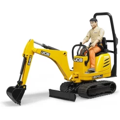 Bruder 62002 - JCB Mikrobagger 8010 CTS Mit Bauarbeiter -Spielzeug Geschäft xbru 62002 2 1280x1280