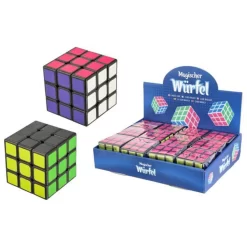 Cepewa Magischer Würfel 5,6 X 5,6 Cm Bunt Knobelspiel
