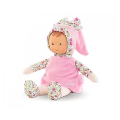 Corolle Miss Pink Blumengarten 25 Cm Rosa Weichkörperpuppe Kuschelpuppe Babypuppe