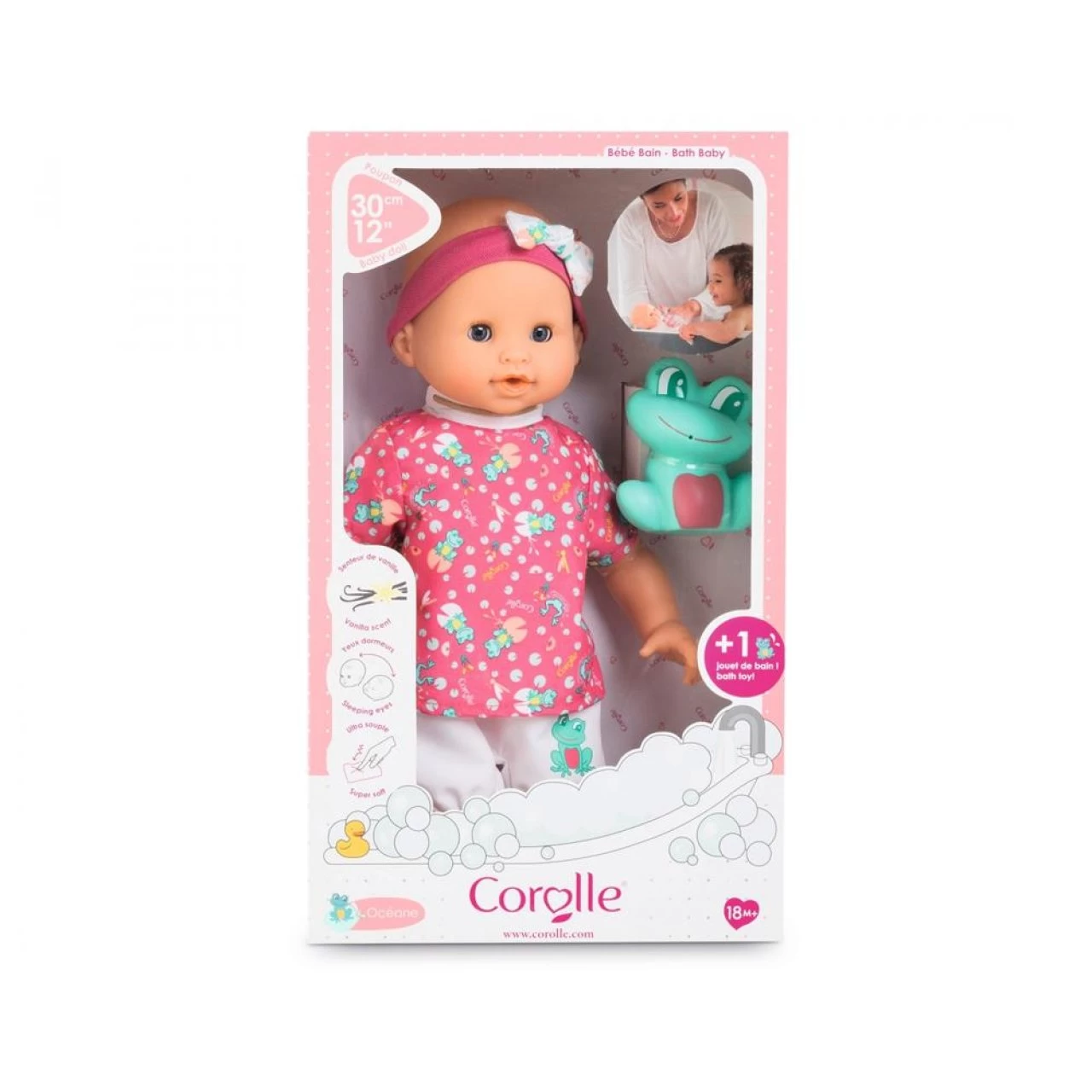 Corolle Badebaby Oceane 30 Cm Babypuppe Mit Schlafaugen Weichkörper-Badepuppe 5 Corolle Badebaby Oceane 30 Cm Babypuppe Mit Schlafaugen Weichkörper-Badepuppe – Bild 5