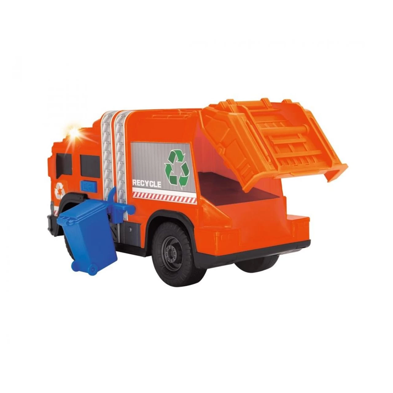 Dickie Toys - Recycle Truck - 30cm Großes Müllauto Mit Licht Und Sound Müllabfuhr Spielzeugauto 4 Dickie Toys - Recycle Truck - 30cm Großes Müllauto Mit Licht Und Sound Müllabfuhr Spielzeugauto – Bild 4