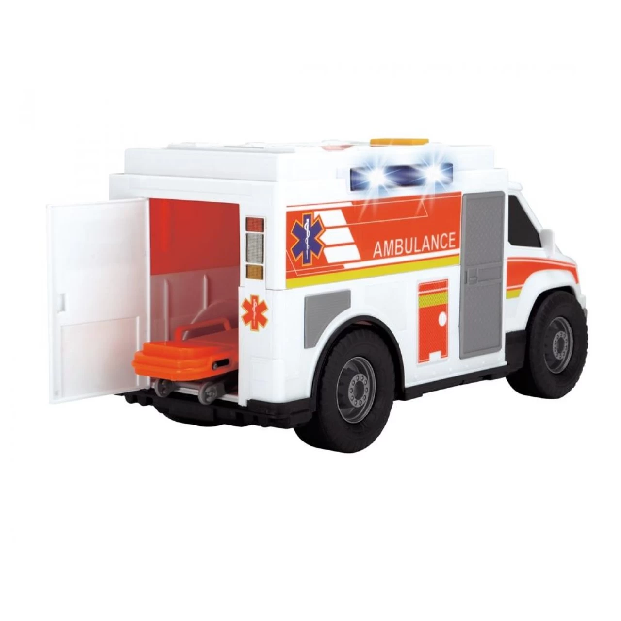 Dickie Toys - Medical Responder - 30 Cm Großer Rettungswagen Mit Trage Licht Und Sound Spielzeugauto 3 Dickie Toys - Medical Responder - 30 Cm Großer Rettungswagen Mit Trage Licht Und Sound Spielzeugauto – Bild 3