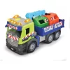 Dickie Toys - Action Truck Recycling - LKW Inkl. Recycling-Container, Mit Kran, Sound Und Warnlicht