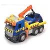 Dickie Toys - Action Truck Recovery - Abschleppwagen Inkl. Auto, Beweglicher Kran, Sound, Warnlicht