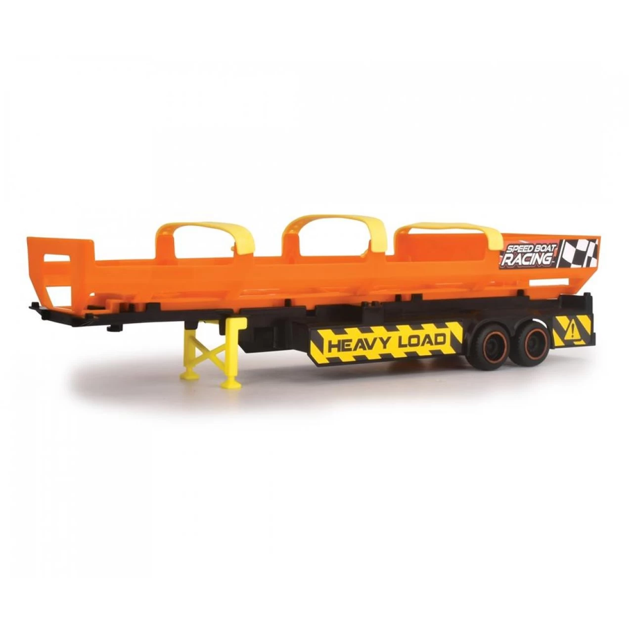 Dickie Toys Sea Race Truck Schwertransporter Großer LKW Mit Anhänger Und Boot, Mit Licht Und Sound 6 Dickie Toys Sea Race Truck Schwertransporter Großer LKW Mit Anhänger Und Boot, Mit Licht Und Sound – Bild 6